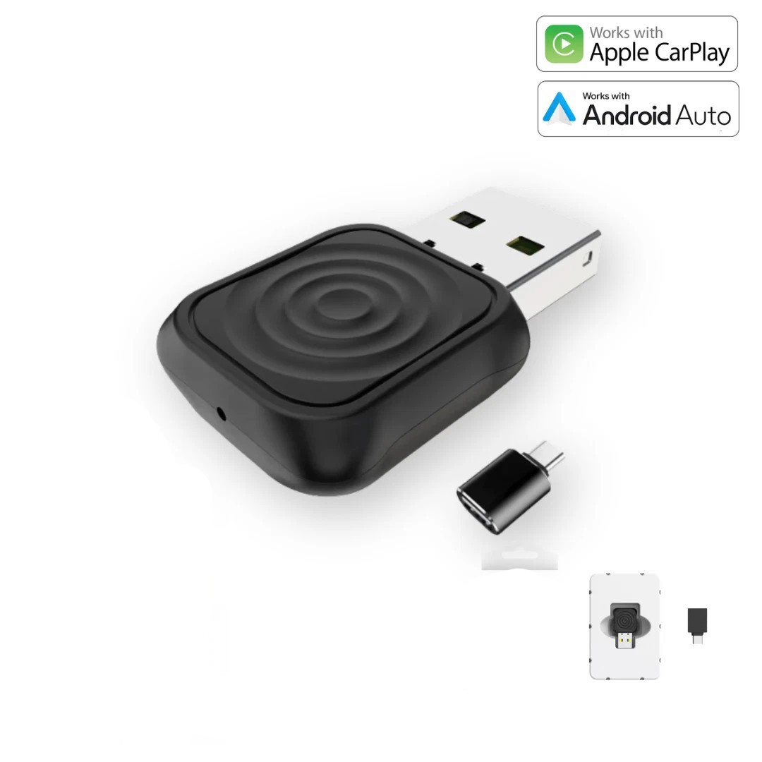 New CarlinKit 5.0 Ultra Wireless CarPlay Android Auto Adapter Auto ConnectionVK