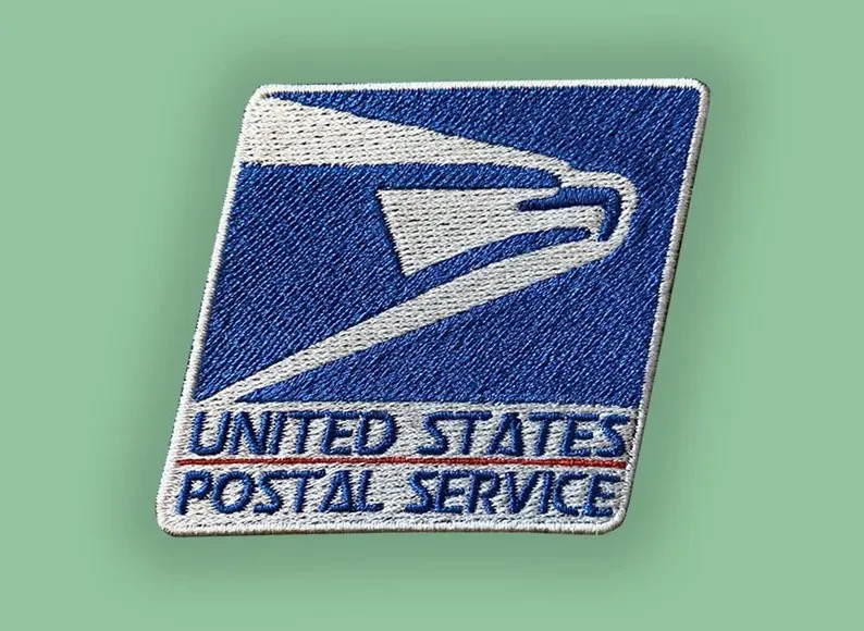 United States Postal Service USPS Patch Logo  Iron-On