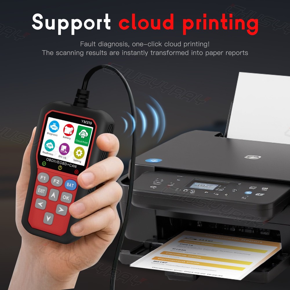 2025 Auto OBD2 Scanner Car Check Engine Fault Code Reader For Toyota 4Runner