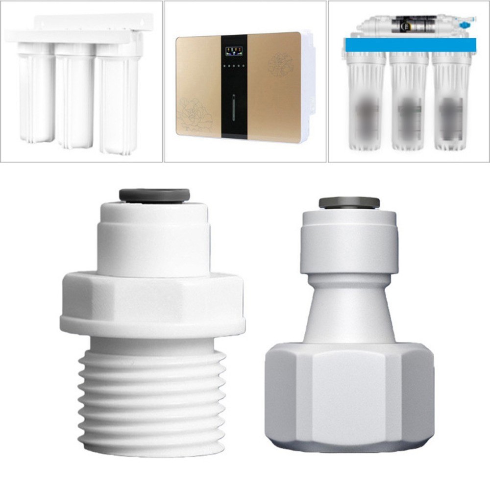 1/4 To 1/2 Adapter RO Fitting Polyoxymethylene Material Quick Connection Design
