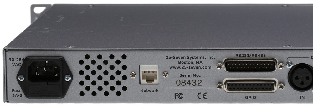 25 Seven AES Digital Audio Broadcast Profanity Program Delay Manager DUMP Button