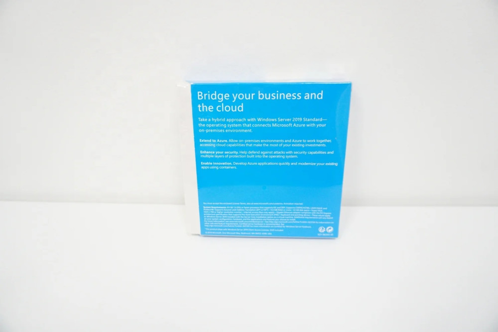 Windows Server 2019 Standard Box Pack - 1 Server License (5 CAL)
