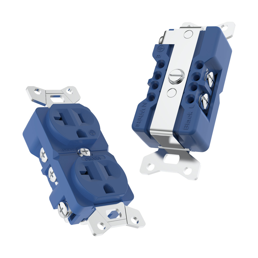 OFC Copper US AC HiFi Power Receptacles Wall Duplex Distributor Socket Outlet