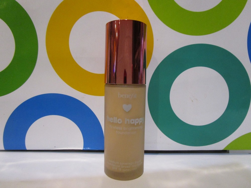 BENEFIT ~ HELLO HAPPY MEDIUM COVERAGE FOUNDATION ~ # 3 ~ 1 OZ