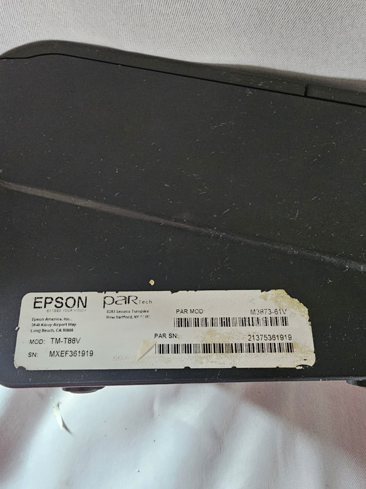 Epson TM-T88V M244A Thermal POS Receipt Printer POWERED PLUS USB INTERFACE