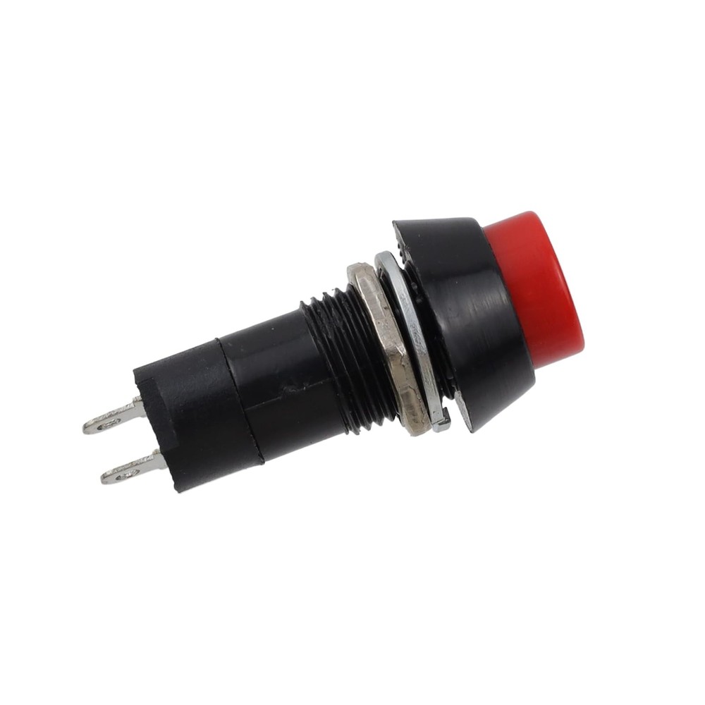 6PCS Latching Push Button Switch, Momentary Push Button Switch for 0.39" Black