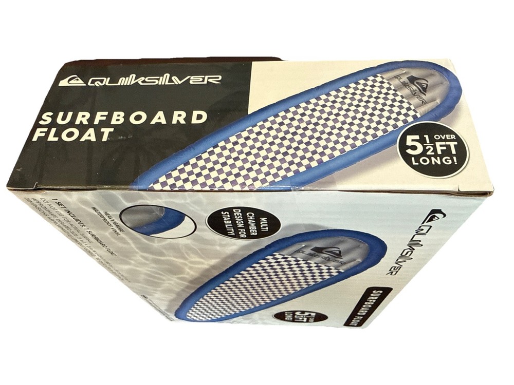 Quiksilver Checkers Surfboard Float 5'11" Length NEW