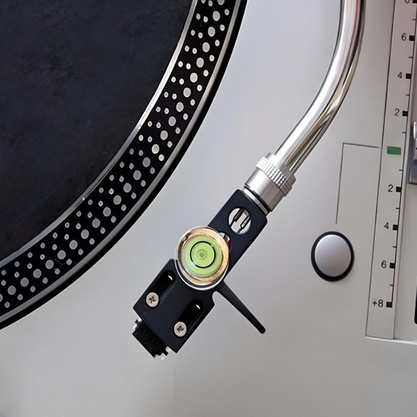 New Azimuth Bubble Level Gauge for Turntable Headshell Tonearm Cartridge