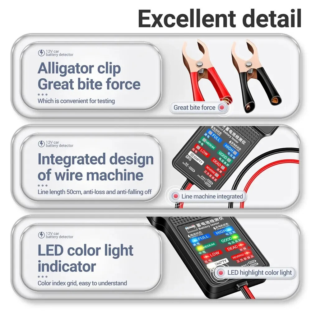 ANENG 12V Multifunctional Battery Testers Auto Repair Industry Detection