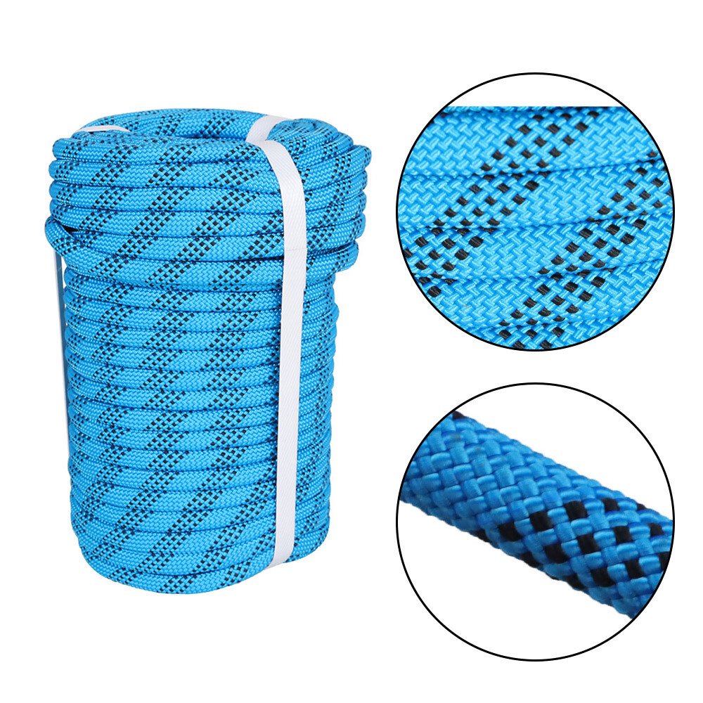 3/8 Inch 100Ft High Strength 3520Lbs Breaking Strength Braided Polyester Rope
