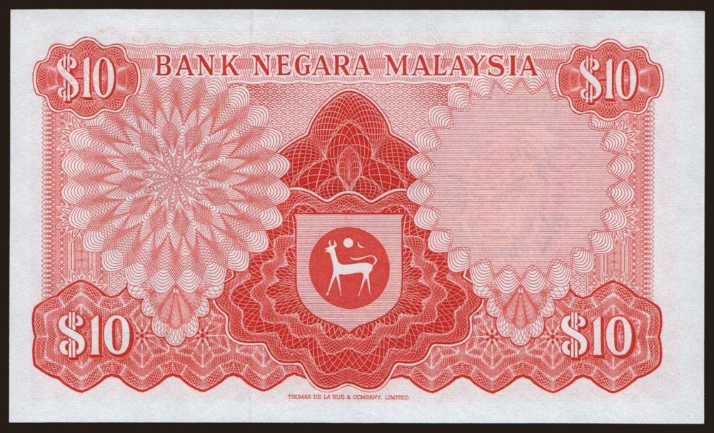 Malaysia - 1981 - 10 Ringgit - "UNC" - #CO3000