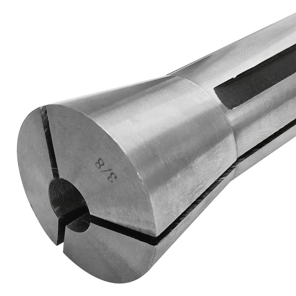 Precision R8 3/8'' Round Collet .0005'' TIR Milling Mill Lathe Harden Tool