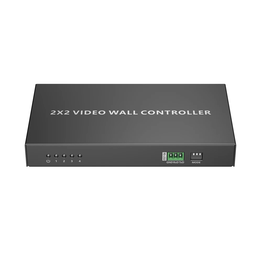 2x2 Video Wall Controller Distributes video from 1 HDMI input to 4 screens