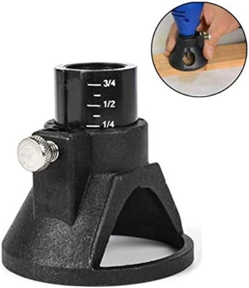 Multi-Functional HSS Router Tool with Cutting Guide and Drills - Compact Design