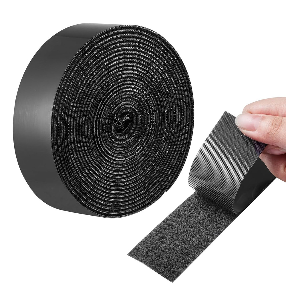 16 Ft X 1.5 in Hook and Loop Tape, Hook Loop Heavy Duty Strips Rolls, Strong Nyl