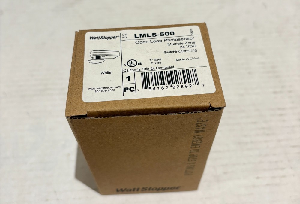 NEW WattStopper LMLS-500-L Open Loop Photosensor Multiple Zone 24 Vdc