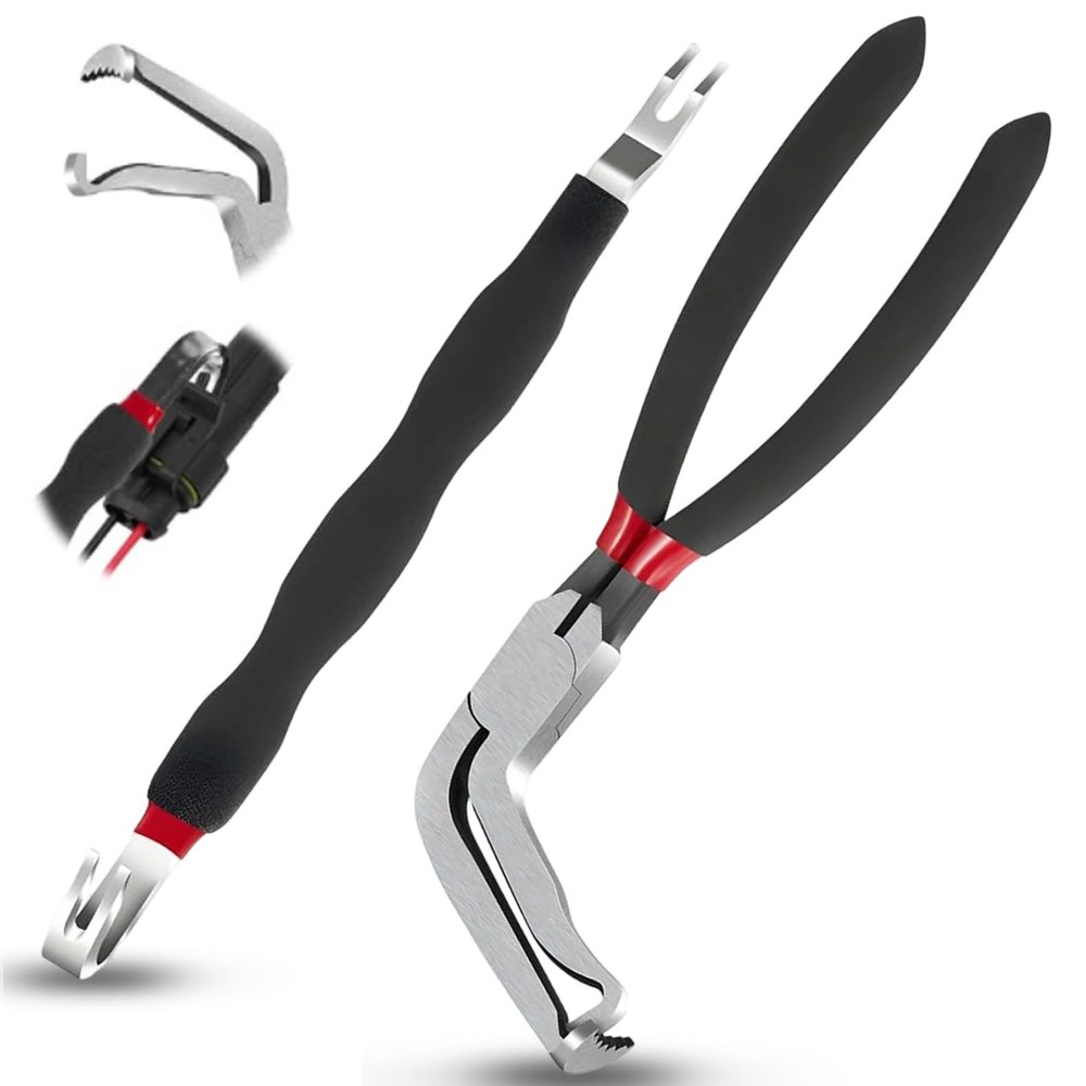 SecureElastic Electrical Disconnect Pliers 37980, Connector Black