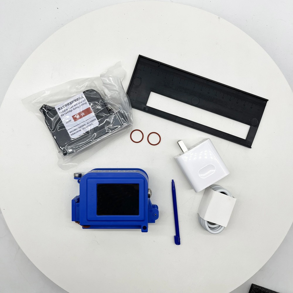 Handheld inkjet printer, date barcode, QR code, plastic bag paper coding machine