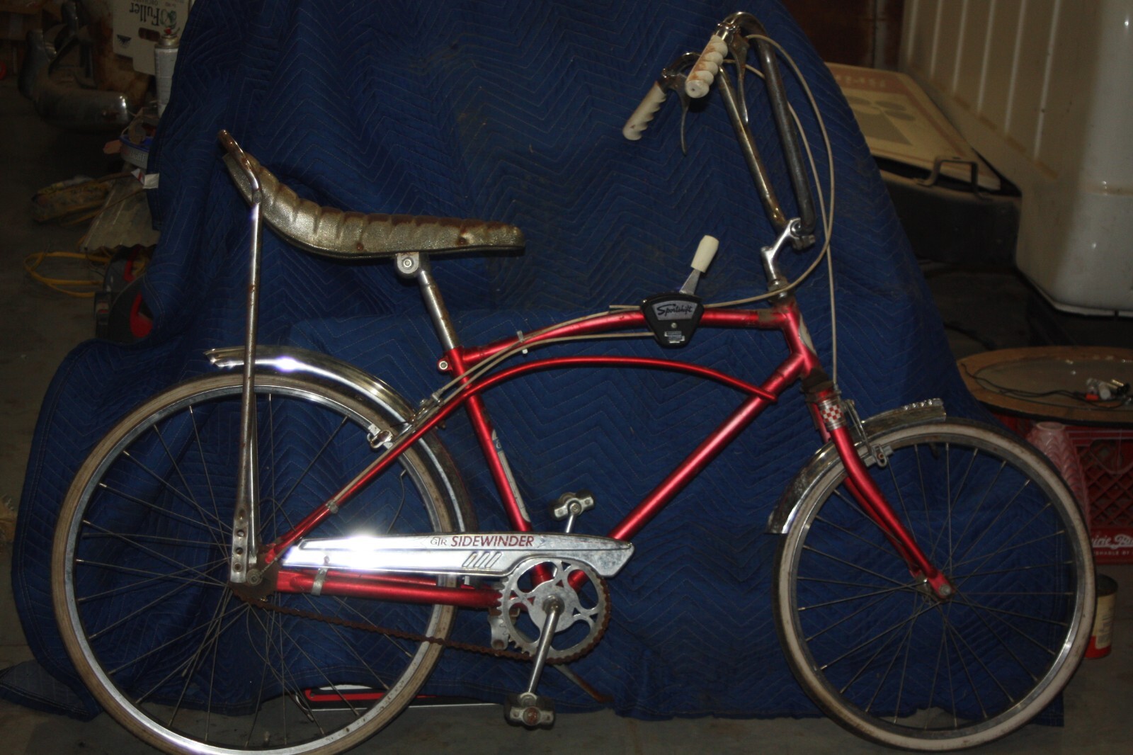 Vintage 1969 General Tire GTR Sidewinder Bicycle Project- See Pics & Description