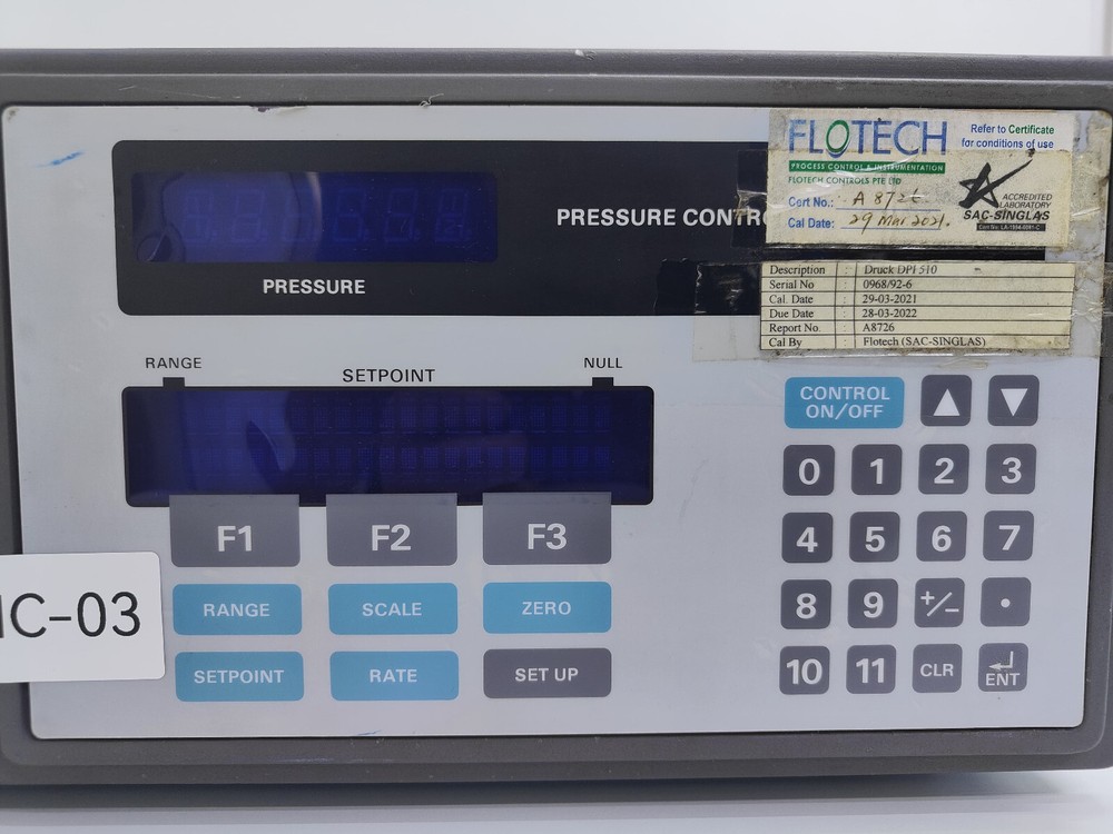 Druck DPI 510 Pressure Controller Calibrator, HC#03
