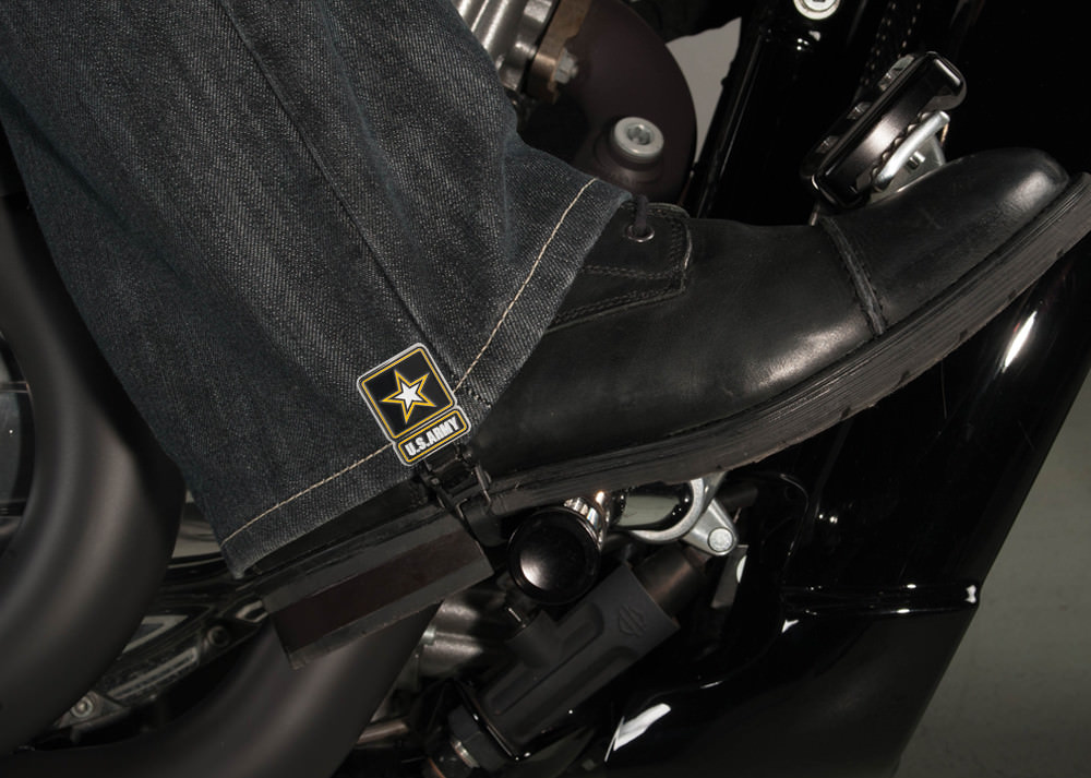 6" US Army Biker Boot Straps