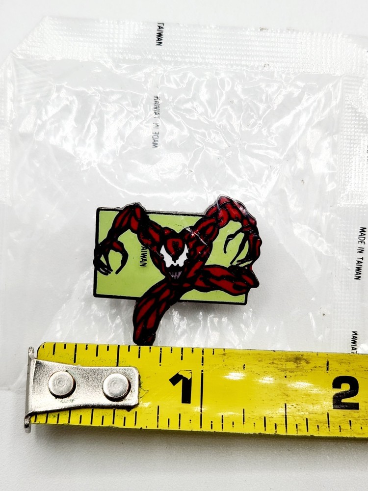 Spider-Man-CARNAGE Planet Studios Marvel Comics 1992 Vintage Pin