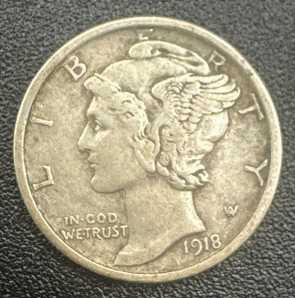 1918-D Mercury Dime