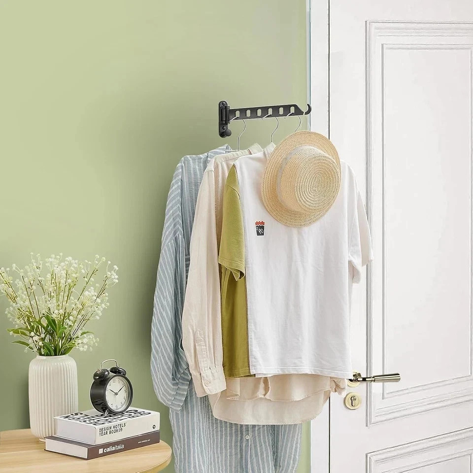 Laundry Drying Rack Wall Mounted Clothes Drying Rack Clothes Hanger Coat Ha