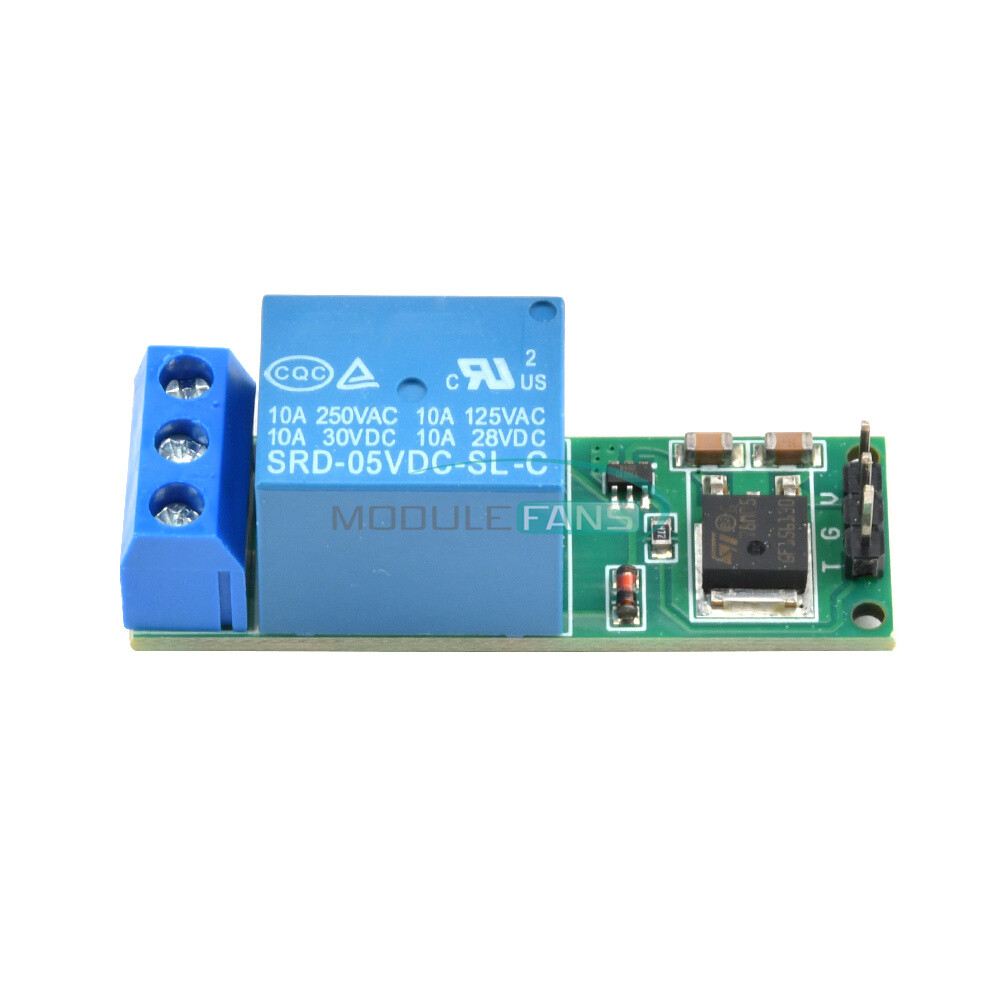 Flip-Flop Latch Relay Bistable Self-locking Low Pulse Trigger Relay Module 6-24V