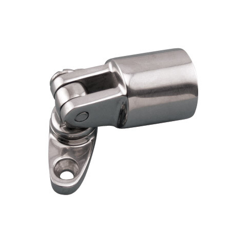STAINLESS MULTIDIRECTIONAL TOP HINGE 7/8", 316 SS BOAT HARDWARE, BIMINI HARDWARE