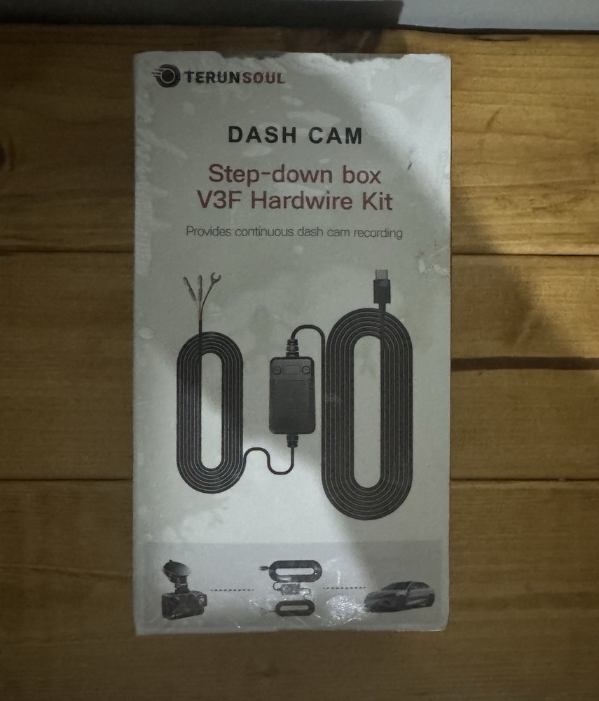 TERUNSOUL Dash Cam V3F Step-down box Hardwire Kit