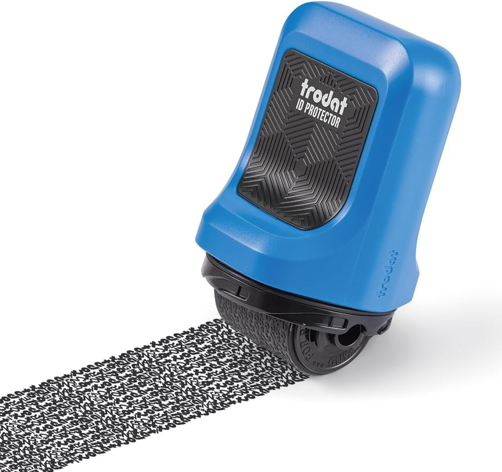 ID Protector Ink Roller – Identity Theft Protection Roller Stamp