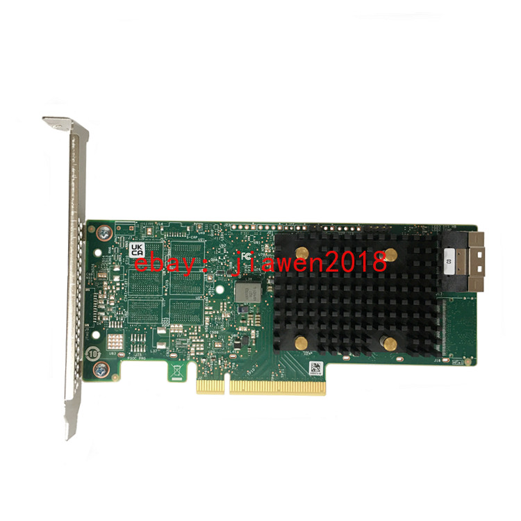 LSI 9500-8i Tri-Mode HBA IT Mode ZFS TrueNAS UNRAID + SFF-8654 SATA 8P Cable US