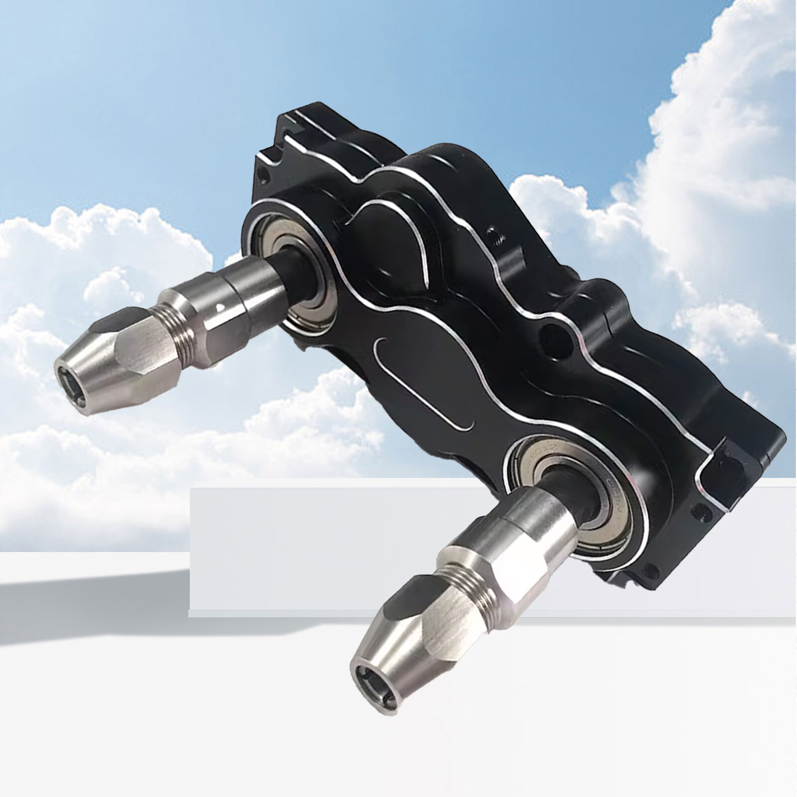 RC Boat Gear Box Forward Reverse Transfer Transmission Gearbox for RC Tug Yachts