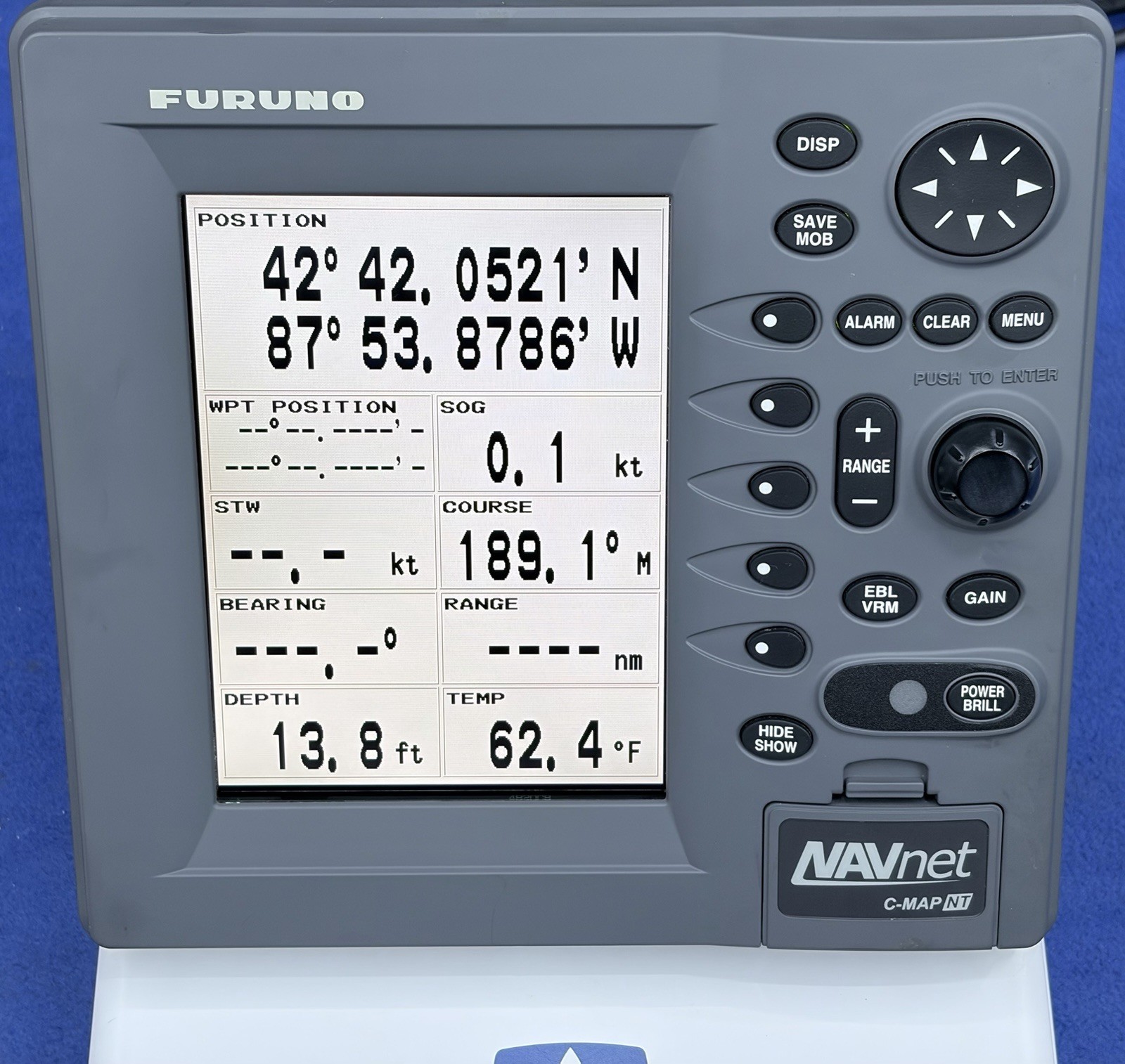 Furuno RDP-143 NavNet 1 Radar C-Map NT Chartplotter Display- Serviced & Tested!