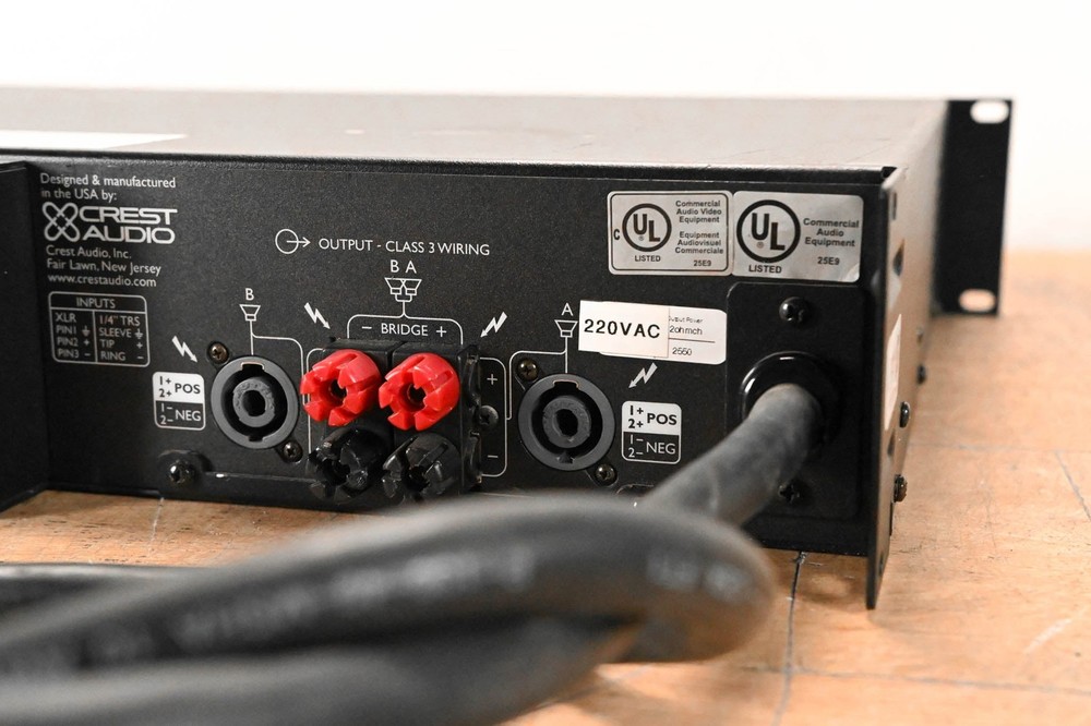 Crest Audio Pro 9200 2-Channel Power Amplifier - 220V Version CG01VSV