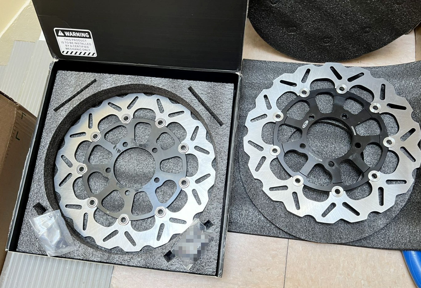 Front Brake Rotors For Kawasaki Ninja ZX6R 2013-2024 ZX10R 2008-2015 Z1000 14-21