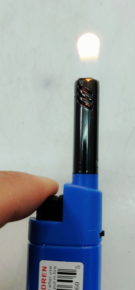5pk Butane Refillable Kitchen Lighters Cabdle Lighter BBQ Adjustable Flame