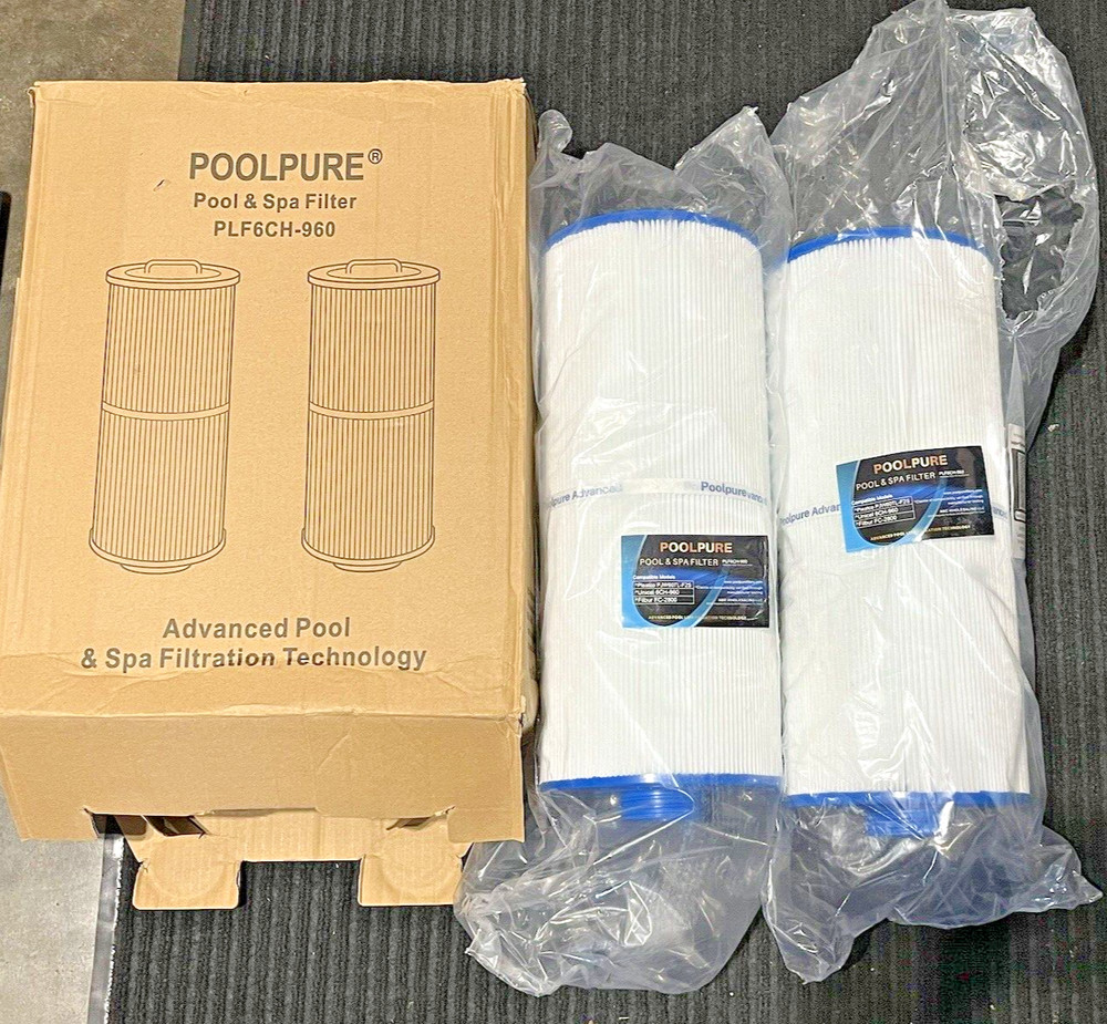 POOLPURE Spa Filter PLF6CH-960 (2 Pack) + FREE SHIPPING !