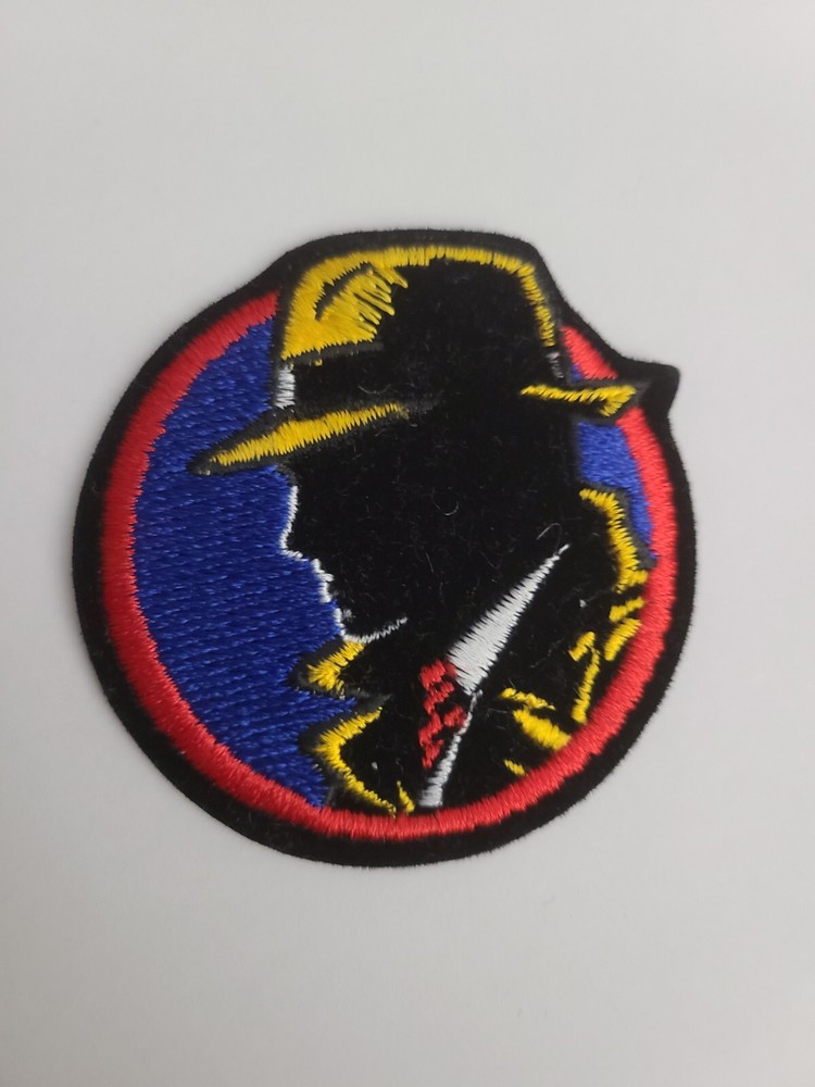 VINTAGE DICK TRACY LOGO EMBROIDERED PATCH