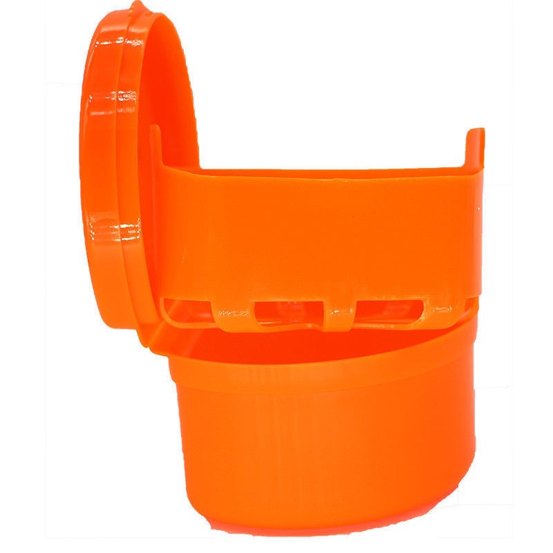 1PC Denture Storage Box Dental False Teeth Case Mouthguard Container Orange