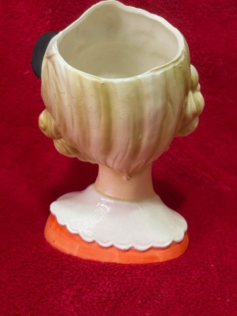 Vintage Lady Head Vase