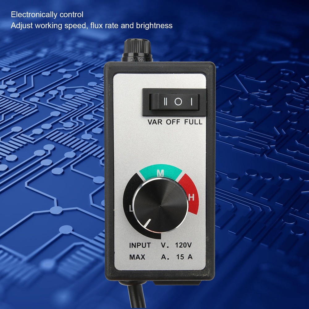 Fan Speed Controller Variable Adjuster Electronic 120V 1500W 15A US Plug 2 New