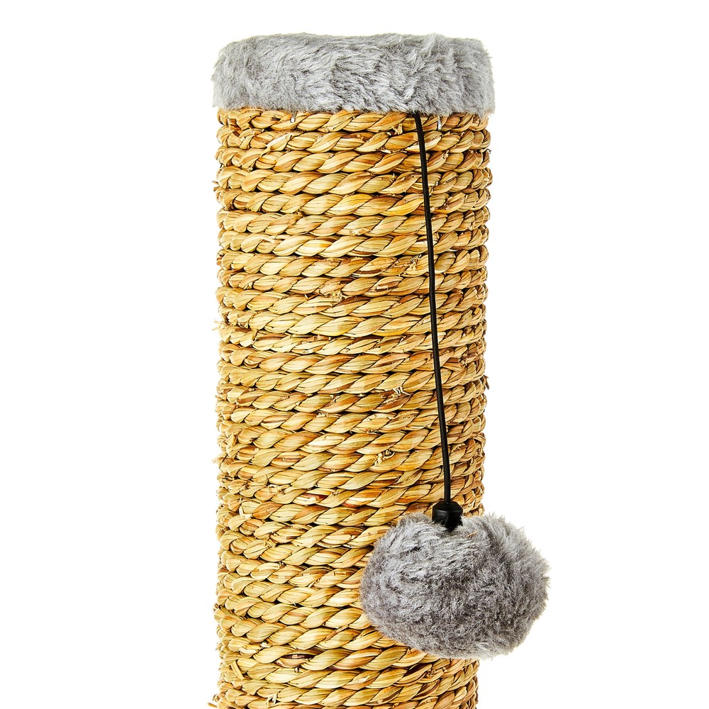 Small Seagrass Scratch and Play Post, Gray, 20"