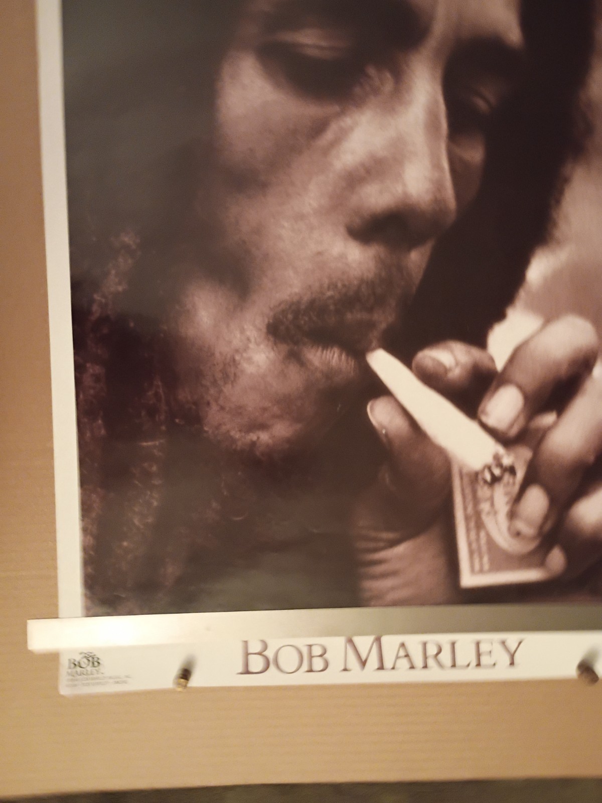 Vintage Bob Marley "SMOKE" Poster #3388 ©1994 Bob Marley Music Inc. & FUNKY Ent.