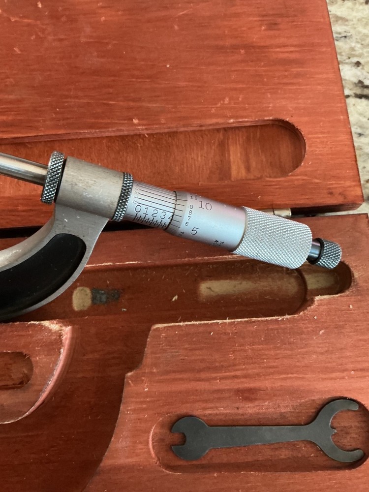 Starrett 1”-2”, & Starrett 2”- 3” Micrometer Set