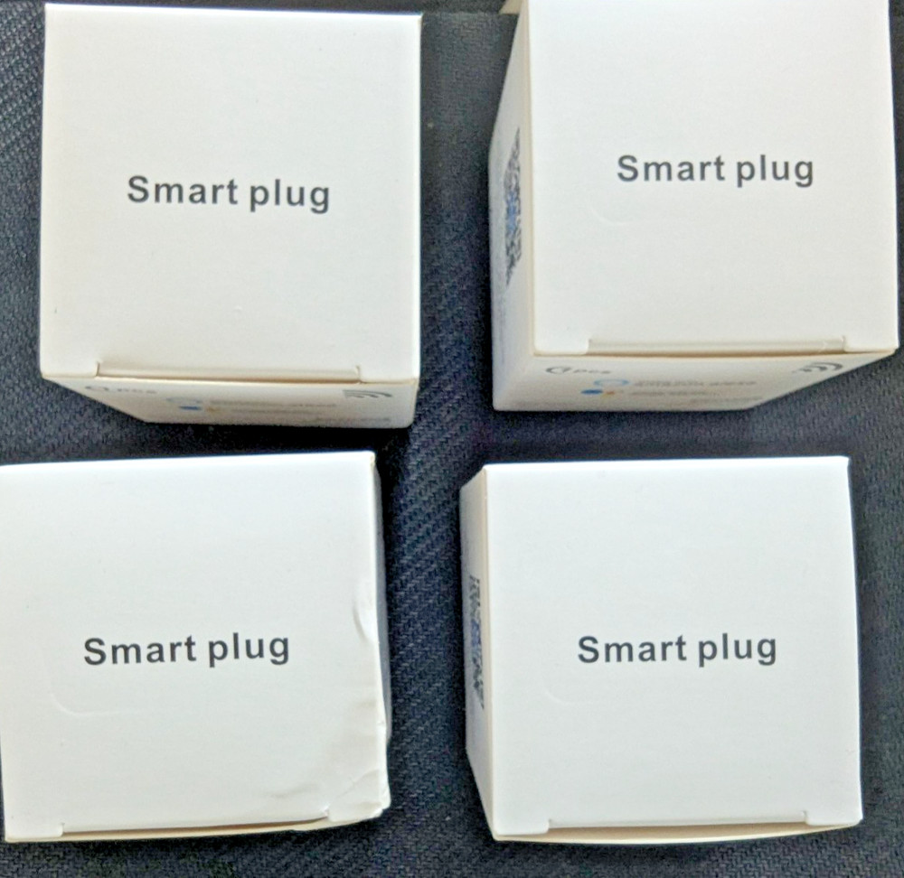 Smart Plug 4 Pack, WIFI programmable, works well with other devices
