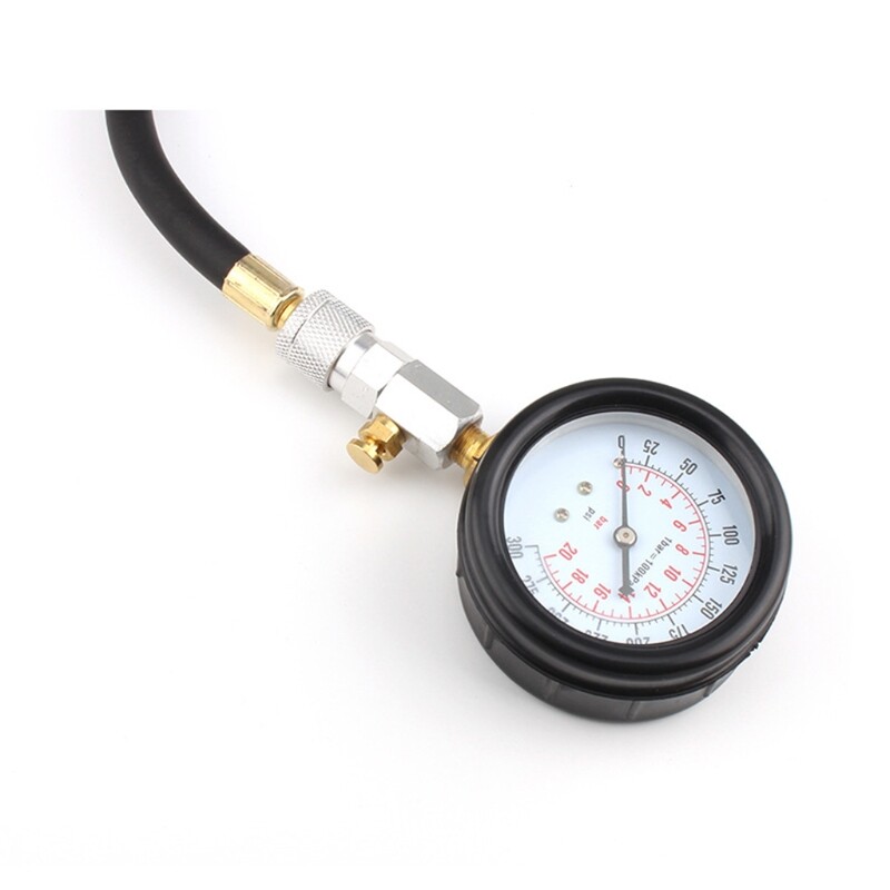 Engine Compression Tester Engine Cylinder Pressure Gauge Petrol Gas Engine