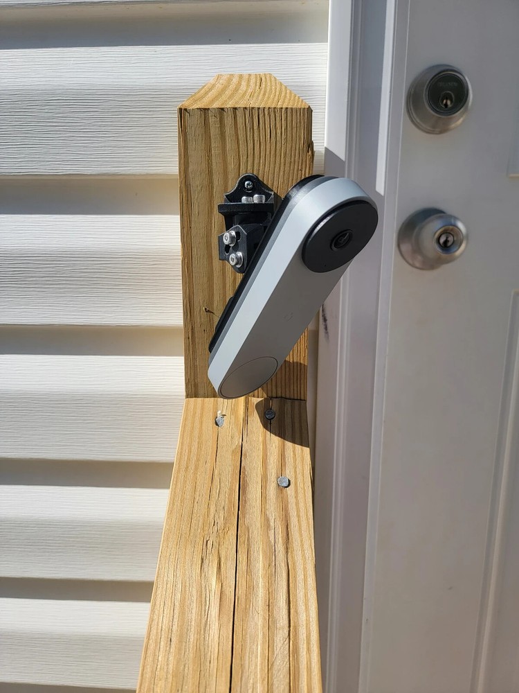 Google Nest Battery Doorbell Camera Adjustable Mount