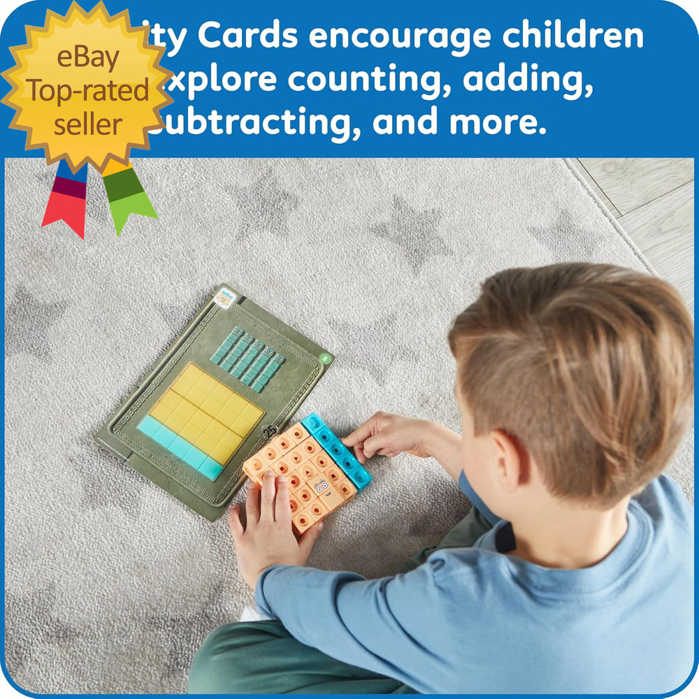 Mathlink Cubes 21 30 Activity Set 20 Preschol Learning Activtiesumber Game Math